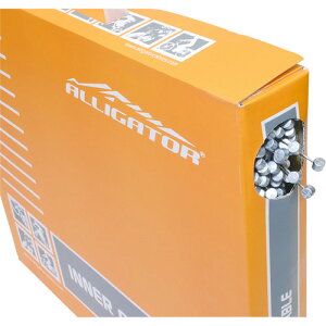 ALLIGATOR(アリゲーター) ATB/MTBブレーキ用インナーケーブル(P.T.F.Eコート)BOX ブラック LY-BPT761617 自転車 ブレーキケーブル・インナーワイヤー