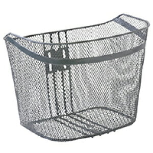 PALMY(パルミー) 9214BT D型メッシュバスケット ダークグレー 9214B-T 自転車 フロントバスケット・新聞・前カゴ