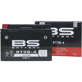 BSバッテリー(ビーエスバッテリー) バイク バッテリー BT9B-4 (GT9B-4 互換) 密閉型MFバッテリー マジェスティ(SG03J)｜グランドマジェスティ250/400｜T-MAX｜YZF-R6 ※車名が同じ場合でも、車種によっては年式やタイプにより搭載バッテリーが異なる場合がありますので