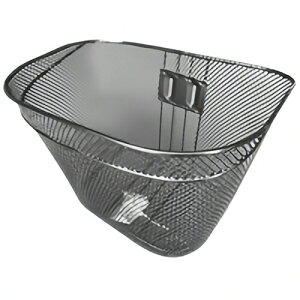 平田プレス工業所 前メッシュカゴA-88 ブラック 自転車 フロントバスケット・新聞・前カゴ