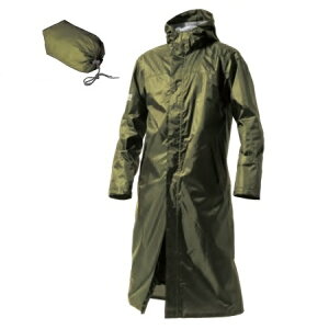 Makku(マック) AS-7610 スマートバッグインコート オリーブグリーン LL 自転車 レインウェア