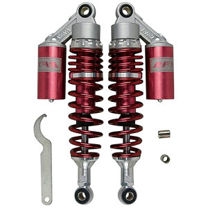 エナジープライス リアサスペンション 320mm 強化SH リアショック CB400 XJ400 XJR400 ゼファー ZRX レッド/レッド 2本入 バイク