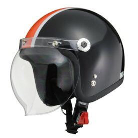 リード工業 バイク ジェットヘルメット BARTON BC-10 ジェットヘルメット ブラック×オレンジ BC-10