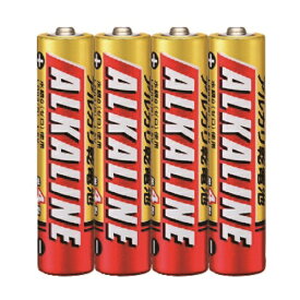 三菱電機 電池・充電器 アルカリ乾電池単4形4本パック LR03R4S
