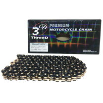 楽天市場】ekチェーン threed スリードチェーン 520z ゴールド 110lの通販
