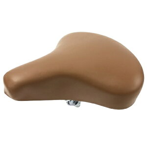 エナジープライス 軽快車用 スタンダードサドル ライトブラウン 自転車