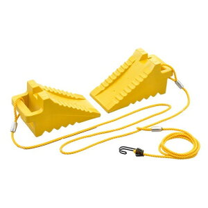 PA-MAN(パーマン) 樹脂ストッパーW 2個入 イエロー 109×213×120mm 自動車 トラック 駐車止め 車輪止め タイヤ止め