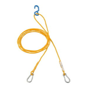 PA-MAN(パーマン) フック付ロープ タイヤストッパー用 長さ3.97m 自動車 トラック 軽トラ 駐車止め 車輪止め