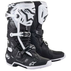 alpinestars(�A���p�C���X�^�[�Y) �o�C�N �A�p���� �I�t���[�h�u�[�c TECH10 �u�[�c �u���b�N/�z���C�g 8(26.5cm) C1182