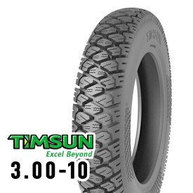 TIMSUN(ティムソン) スノータイヤ TS825 3.00-10 42J TL フロント/リア TS-825 バイク タイヤ
