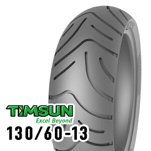 TIMSUN(�e�B���\��) TS606 130/60-13 53J TL �t�����g/���A TS-606 �o�C�N �^�C�� �X�N�[�^�[�E�r�W�l�X�E�~�j�o�C�N