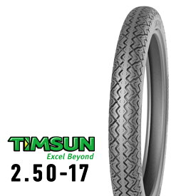 TIMSUN(ティムソン) バイク タイヤ TS677 2.50-17 4PR TT フロント/リア TS-677