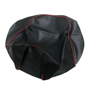 ALBA 日本製シートカバー 張替タイプ ブラック/レッド HCH1005-C10P40 バイク 外装