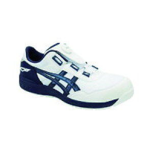 アシックスジャパン 整備用品 シューズ・安全靴・作業靴 ウィンジョブCP209 BOA ホワイト×ピーコート 22.5cm