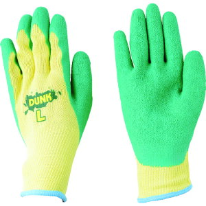 川西 ゴム引き手袋 ダンク L (1組(袋)=10双入) 作業・保安用品