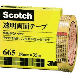 3M �������ʃe�[�v ���C�i�[�Ȃ� 18mm×35m ���c�a76mm �����p�i