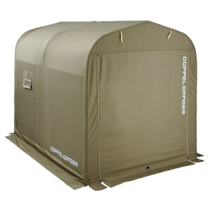 DOPPELGANGER(ドッペルギャンガー) ストレージバイクガレージ カーキ Lサイズ バイク セキュリティ