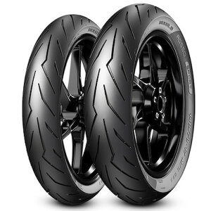 PIRELLI(ピレリ) DIABLO ROSSO SPORT 80/90-17 44S TL フロント/リア 3613900 バイク タイヤ オンロードバイアス