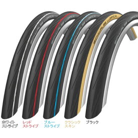 SCHWALBE(シュワルベ) ルガノ2 700×25C レッドストライプ タイヤのみ 自転車