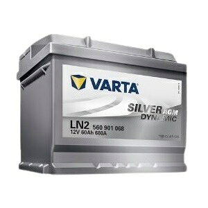 VARTA ���B�K�i�o�b�e���[ Silver Dynamic LN2-AGM ������ �o�b�e���[ �[�d����E�A�C�h�����O�X�g�b�v�ԗp