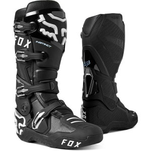 FOX RACING(�t�H�b�N�X���[�V���O) �C���X�e�B���N�g �u�[�c �u���b�N 9(26.4cm) C4878 �o�C�N �I�t���[�h�u�[�c
