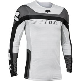 FOX RACING(フォックスレーシング) バイク オフロードバイクウェア フレックスエアー ジャージ エフェクト ブラック/ホワイト L C5197