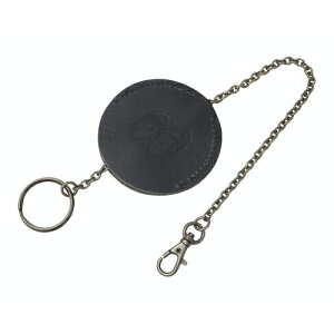 MOON EYES(ムーンアイズ) イクイップド レザーチェーン キーケース ブラック MKR153BK バイク 雑貨・アクセサリー