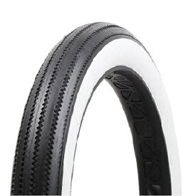 VEE Tire(ビータイヤ) 自転車 タイヤ ZIGZAG 26×4.0 H/E ブラック/ホワイト(ホワイトリボン) タイヤのみ