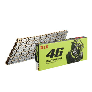 DID(�哯�H��) VR46�R���{�`�F�[�� 525VR/46-104L ZJ(�J�V��) �V���o�[&�S�[���h DID525VR/46-104L �o�C�N