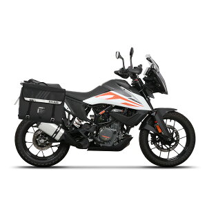SHAD(シャッド) 【セット品】SW42 防水サイドバッグ+サイドバッグホルダー KTM 390 ADVENTURE(20-24) バイク ステー