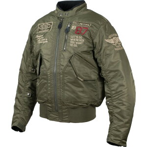 YeLLOWCORN(イエローコーン) YB-3302 ウィンタージャケット カーキ LL バイク