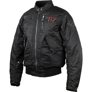 YeLLOWCORN(イエローコーン) YB-3302 ウィンタージャケット ブラック/ガンメタル LL バイク