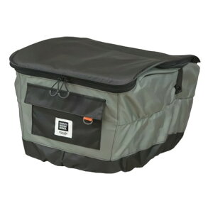 MARUTO(マルト) 2段式 厚手後カゴカバー PENTA(ペンタ) 特大後カゴ対応 レトログレー D-2R-600 自転車 バスケットカバー