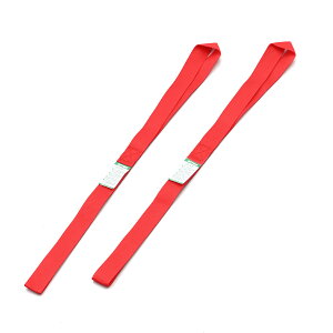 DAYTONA ソフトサブベルト 幅25×長さ500mm レッド 2本入 42149 バイク タイダウンベルト