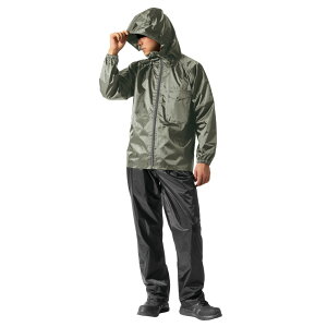 Makku(マック) AS-5110 レインキーパースーツ グレージュ 4L バイク 雨具・レインウェア