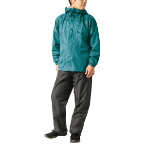 Makku(マック) AS-5120 デイリーレインスーツ ターコイズ L バイク 雨具・レインウェア