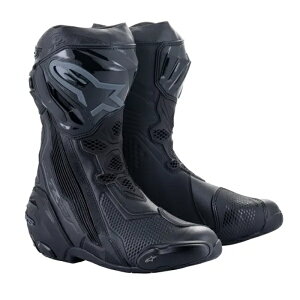 alpinestars SUPERTECH-R BOOT �u���b�N/�u���b�N 40(25.5cm) �o�C�N �I�����[�h�u�[�c