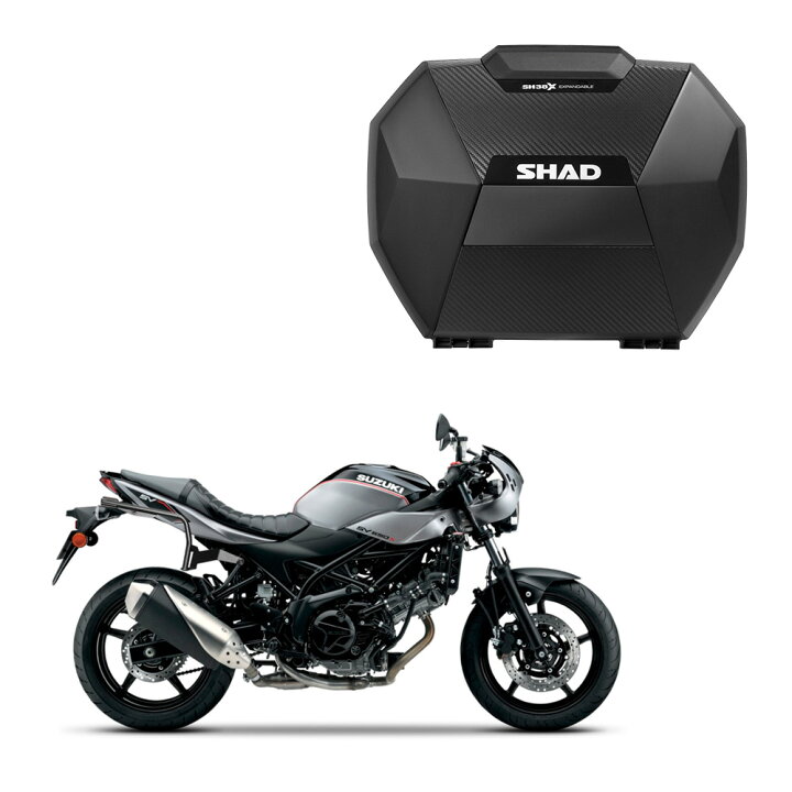 楽天市場】SHAD(シャッド) バイク ステー 【セット売り】SH38X サイド 