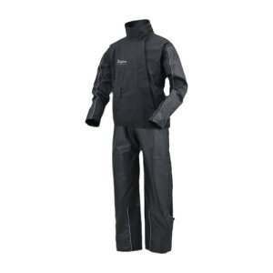 DAYTONA(デイトナ) DR-001 ハイパフォーマンスレインウエア 上下セット ブラック BL 48216 バイク レインウェア