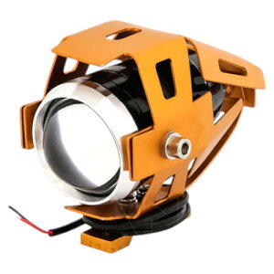 田中商会 ca1248 12V 汎用 LEDプロジェクターライト ゴールド バイク ヘッドライト