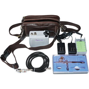 エナジープライス 充電式エアブラシコンプレッサセット TR175BK T175 エアツール工具 コンプレッサー