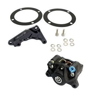 EVATEK(エヴァテック) EZパッケージ フロント260mmディスク キャストホイール専用フロントキャリパーサポート ブレンボ(新カニ)φ32mm ブラック ハンターカブCT125 EVT-5130-56 バイク