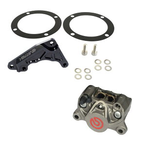 EVATEK(エヴァテック) EZパッケージ フロント260mmディスク キャストホイール専用フロントキャリパーサポート ブレンボ(新カニ)φ34mm チタニウムレッドロゴ ハンターカブCT125 EVT-5130-78 バイク