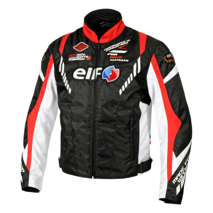 楽天市場】elf(エルフ) バイク ヴィットリアジャケット EJ-W119 レッド 