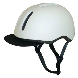 CAPTAIN STAG(キャプテンスタッグ) ヘルメット Agil(アジャイル) バイザー付き マットホワイト M-L Y-6464 自転車 アーバン・帽子型ヘルメット