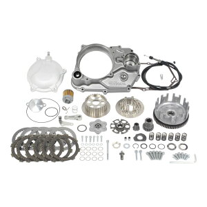 SP武川(SPタケガワ) スペシャルクラッチキットTYPE-R(ワイヤー式/シルバー塗装) (TAKEGAWAクロスミッション用/スリッパークラッチ) モンキー/ゴリラ 02-01-0456 バイク