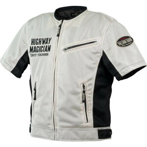 YeLLOWCORN(イエローコーン) YMT-010 プロテクトメッシュTシャツ アイボリー L バイク アンダー・インナーウェア