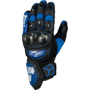 YeLLOWCORN(イエローコーン) YG-354 メッシュグローブ ブルー LL バイク