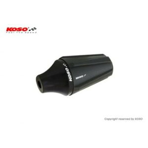 KOSO(コーソー) 汎用マフラースライダー ブラック KS-ACGE-BK バイク 外装