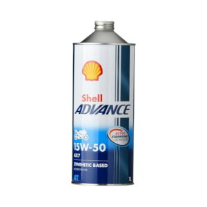 Shell ADVANCE(VFAhoX) 4T AX7 IC 15W-50 SM MA2 1L 550066671 oCN 4TCNGWIC